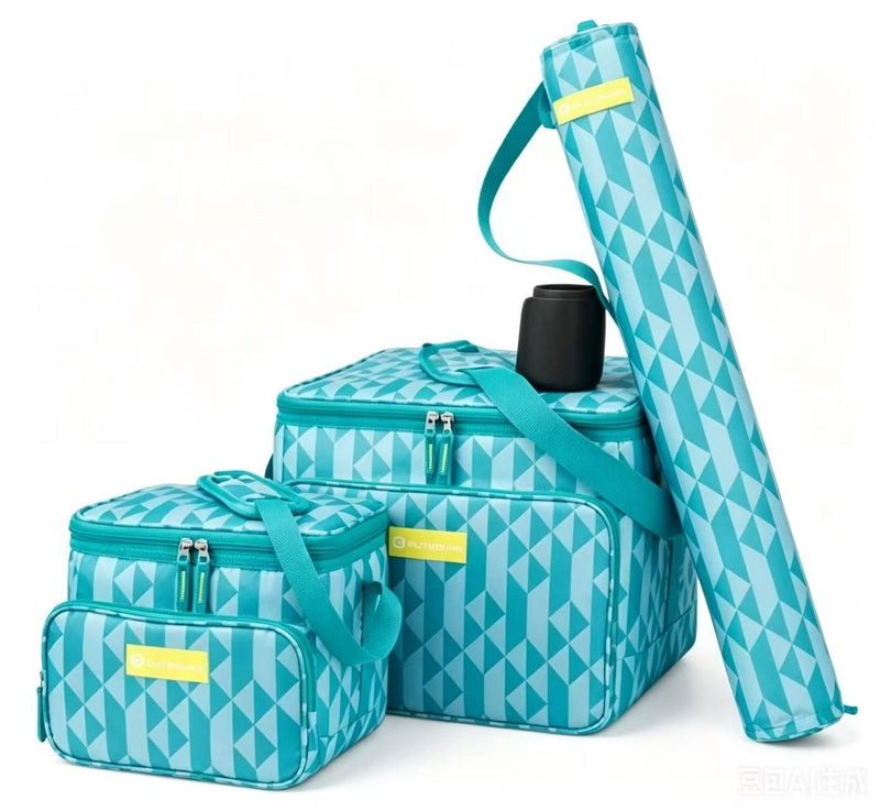 Picnic Soft Cooler Set, Pattern, 3-pk U1T9