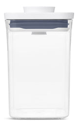 POP Square Plastic Food Storage Container, 1-L, Small, with Airtight Seal E2A2 - product image 1