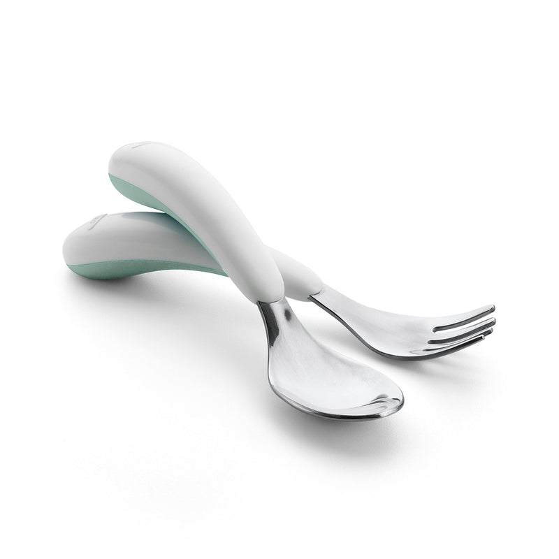 Tot On-the-Go Fork & Spoon Set, Opal C4A1