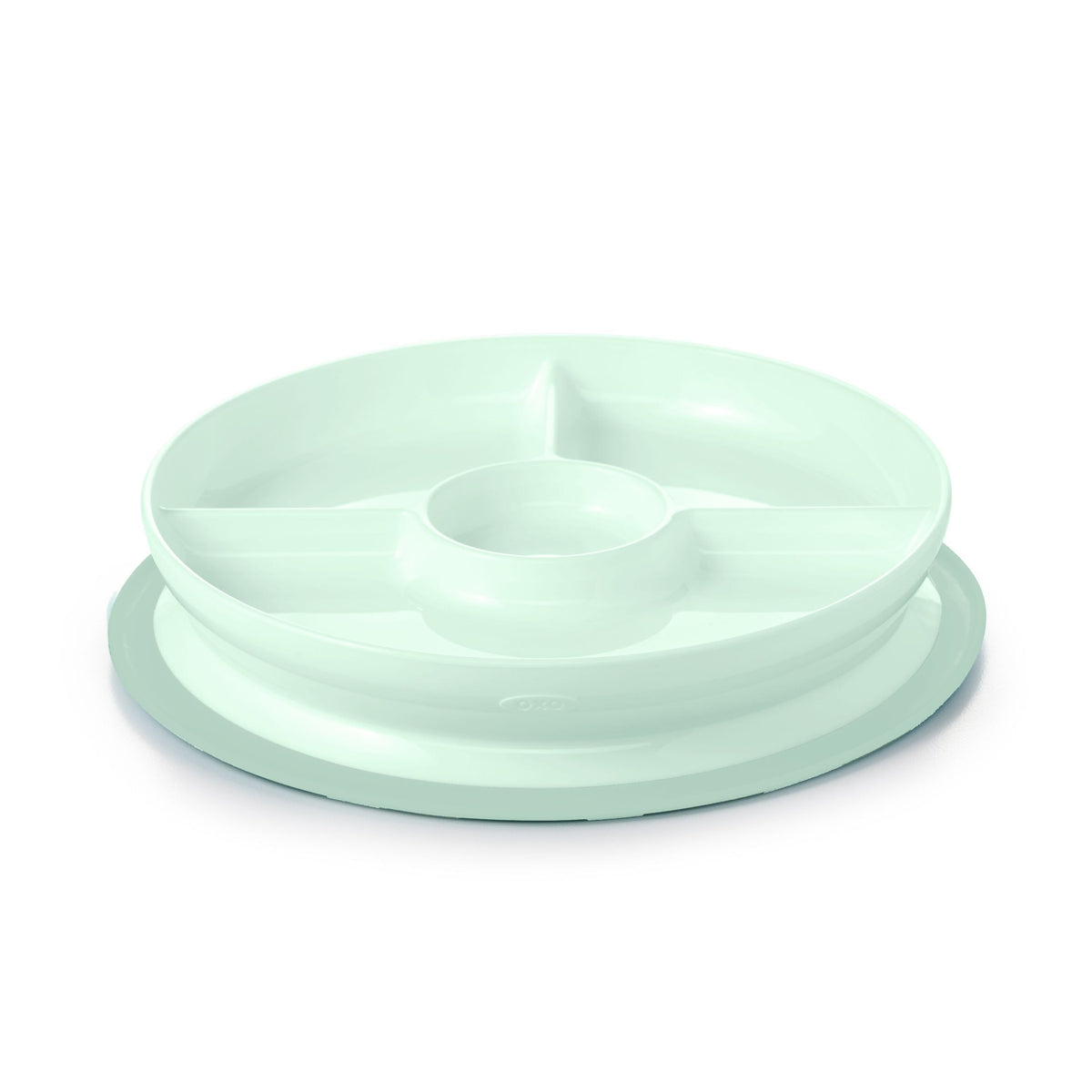 Tot Stick & Stay Divided Plate, Opal K3W2 - product image 1