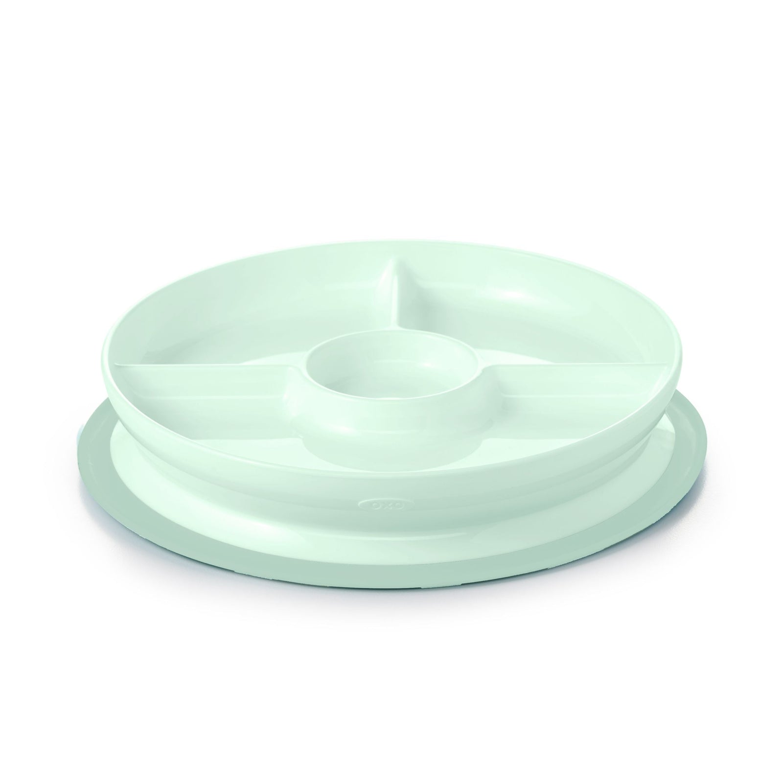 Tot Stick & Stay Divided Plate, Opal B5G7 - product image 1
