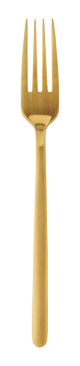 Chelsey Satin Gold Finish Slim Round Stainless Steel Flatware Set, Serves 4, 20-pc B3X5 - product image 5