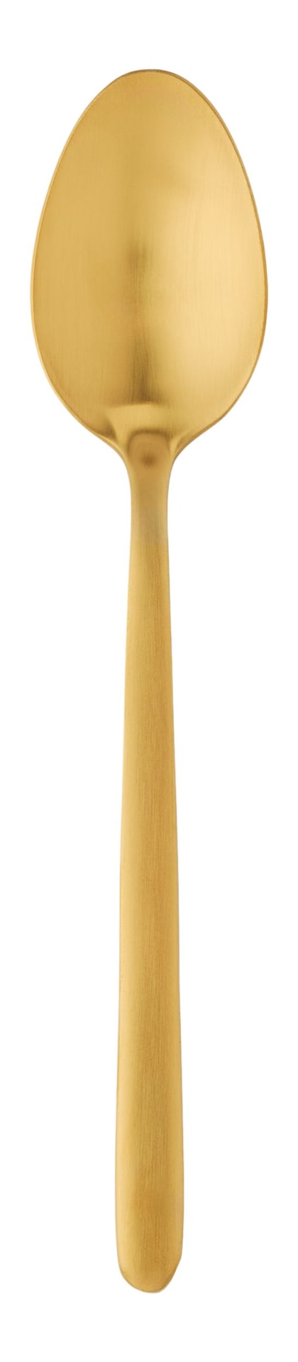Chelsey Satin Gold Finish Slim Round Stainless Steel Flatware Set, Serves 4, 20-pc B3X5 - product image 6