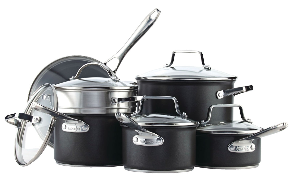 Hard Anodized Cookware Set, Non-Stick, PFOA-Free, Dishwasher & Oven Safe, 12-pc W6E8 - product image 3