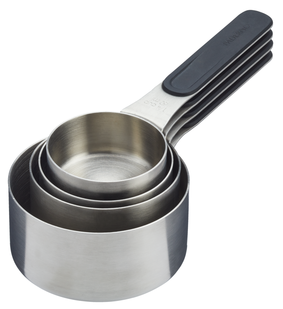 Stainless Steel Measuring Cups with Magnetic Handle, 4-pc I7O4 - product image 1
