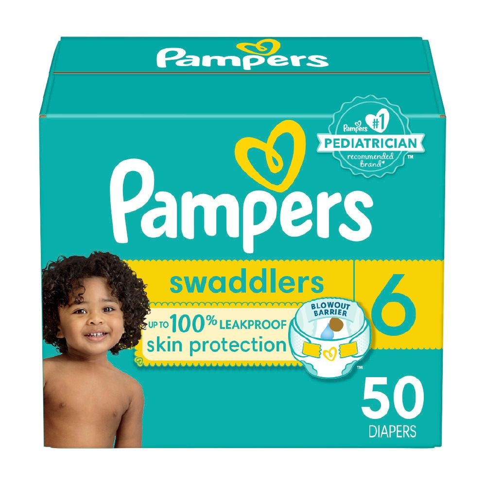 Swaddlers Size 6 Leak-Free Diapers, 50-pc I2C7 - product image 1