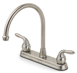 Double Handle Kitchen Faucet, Brushed Nickel R4M4 - product image 1