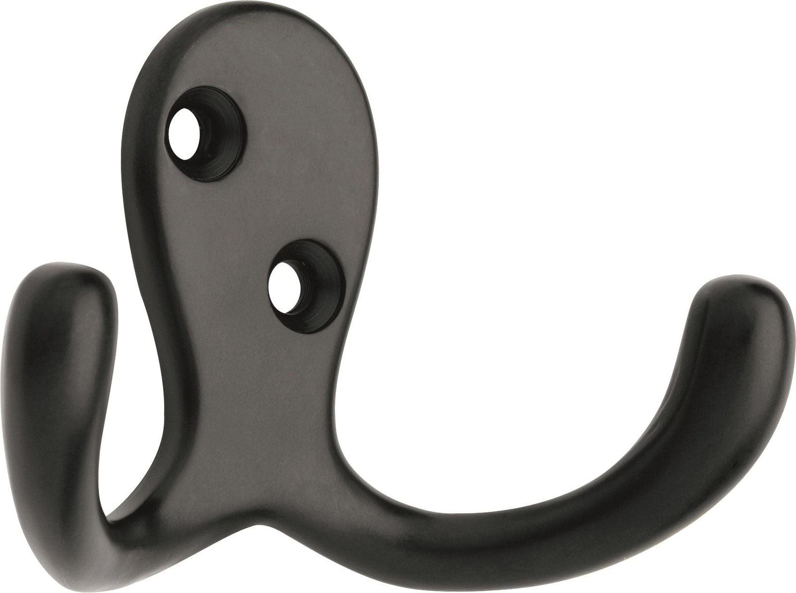 Stainless Steel Single Double Prong Robe Hooks, Assorted Colours, 4-pk H5G4 - product image 1
