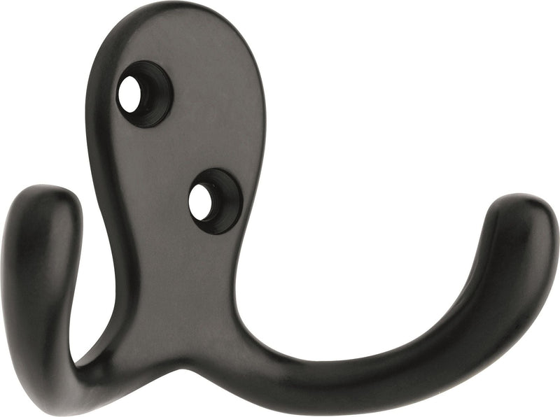 Stainless Steel Single Double Prong Robe Hooks, Assorted Colours, 4-pk H5G4