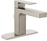 Xander Single Handle Rigid Spout Single Hole Bathroom Sink Faucet WaterSense Certified, Brushed Nickel I6T7 - product image 1