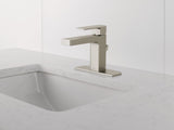 Xander Single Handle Rigid Spout Single Hole Bathroom Sink Faucet WaterSense Certified, Brushed Nickel I6T7 - product image 4