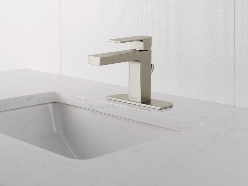Xander Single Handle Rigid Spout Single Hole Bathroom Sink Faucet WaterSense Certified, Brushed Nickel I6T7 - product image 4