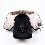 Coulou Winter Baby Car Seat Cover, Sherpa Collection (-30°C to 5°C), Jasper F6N7 - product image 1
