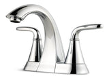 Pasadena Double Handle 4-in Centreset Bathroom Sink Faucet, WaterSense Certified, Chrome V5M8 - product image 1
