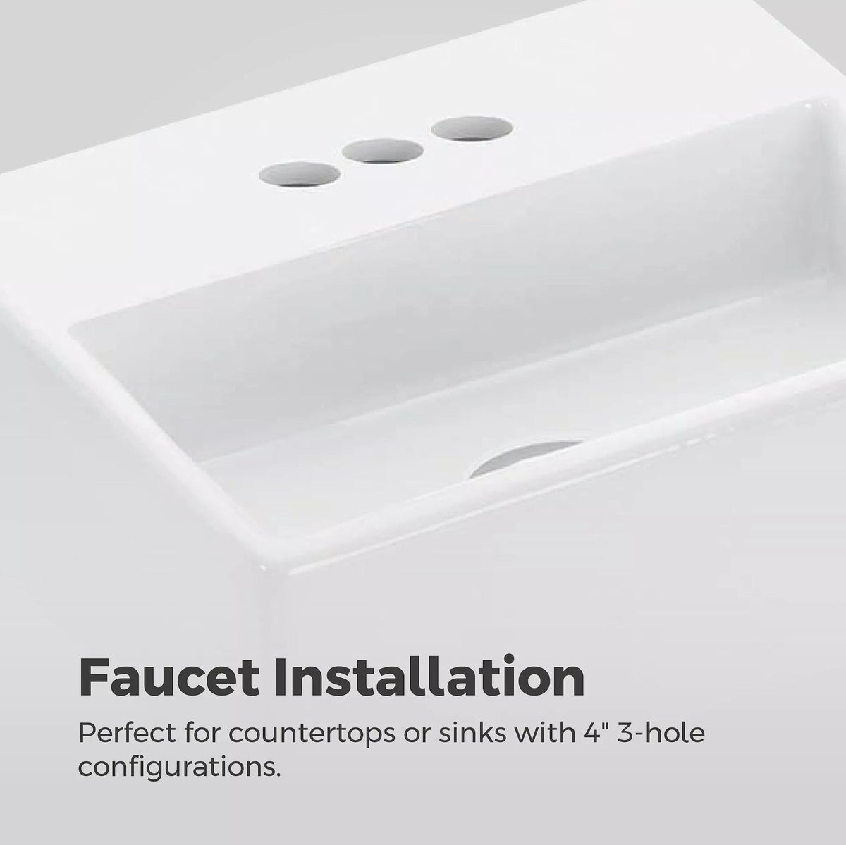 Vaneri 4-in Centreset Bath Faucet, Matte Black J9B8 - product image 7