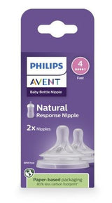 Response Nipple Flow 4 for 3M+, 2-pk F3W7 - product image 1