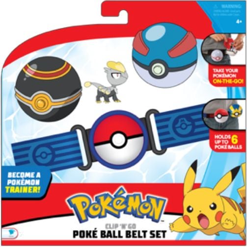 émon Clip 'N' Go é Ball Belt Set With 2-Inch Action Figure & Balls, Assorted, Age 4+ Y9I8 - product image 1