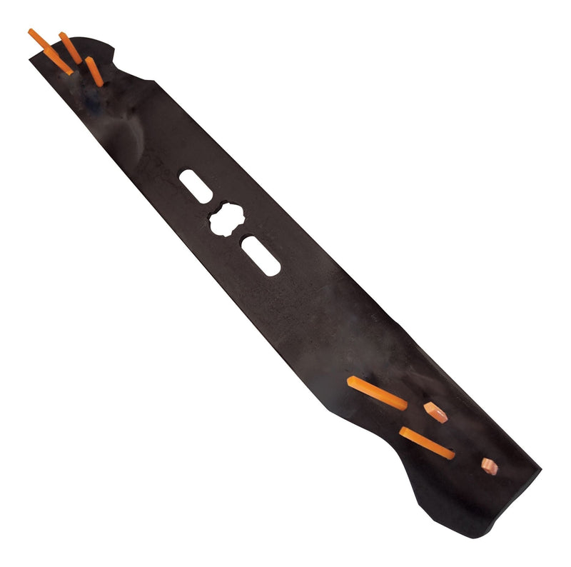 Power Rake Universal 6-in-1 Replacement Lawn Mower Blade, 19-in/20-in, Removable Tines K8V5