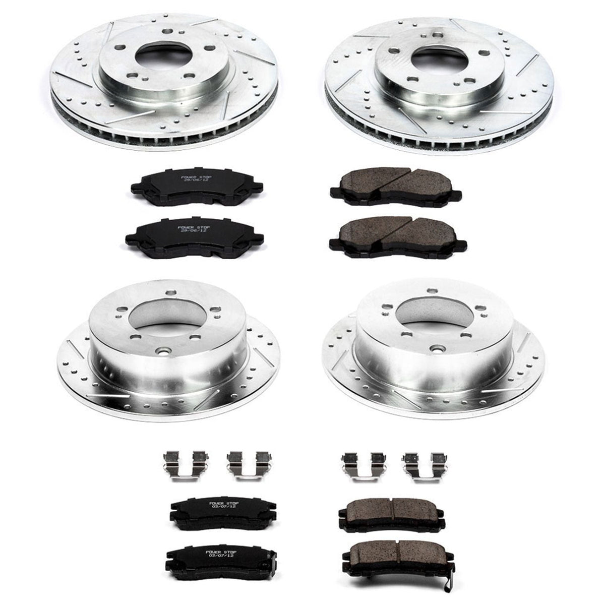 Z23 Evolution Sport Performance Brake Kit - Front & Rear (Part# K0-K5999) A4D4 - product image 1