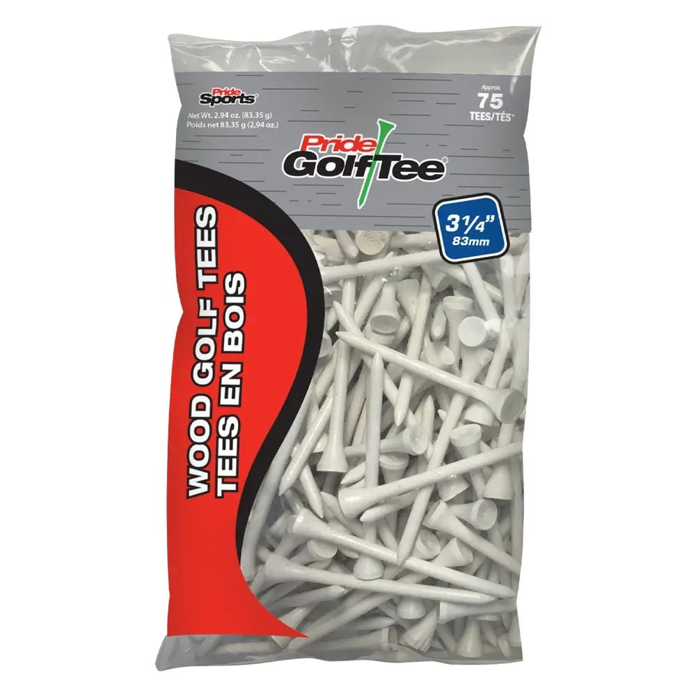Biodegradable Hardwood Golf Tee, 3-1/4-in, 50-pk, White J3D8 - product image 1