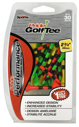 Performance Plastic Golf Tee, 2-3/4-in, 30-pk, Fruit Mix/Stripes Assorted Colours G4A8 - product image 1