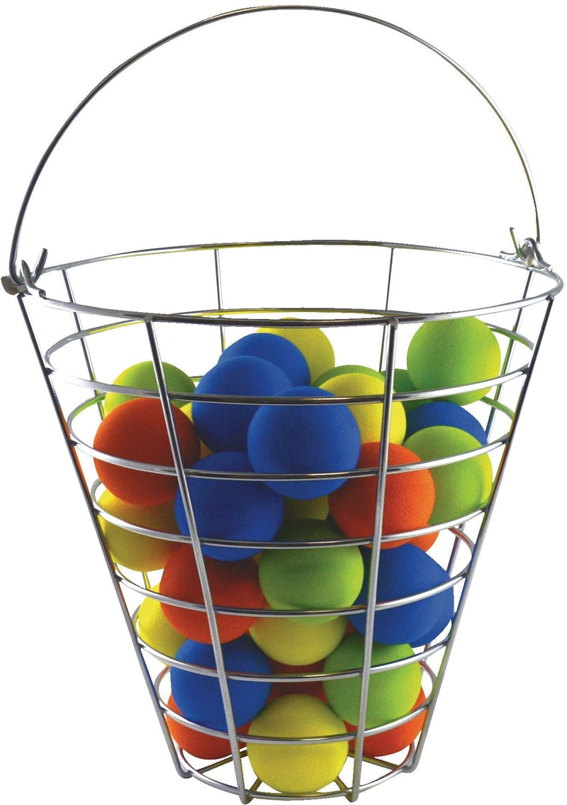 Foam Practice Golf Balls with Range Bucket, 42-pk, Assorted Colours T6I3