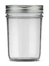 Mason Smooth Design Regular Mouth Glass Jar with Lid & Band, 8-oz, 12-pk A1P7 - product image 1