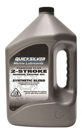 2-Stroke Premium Plus Marine Outboard Engine Oil, 4-L Y0M9 - product image 1