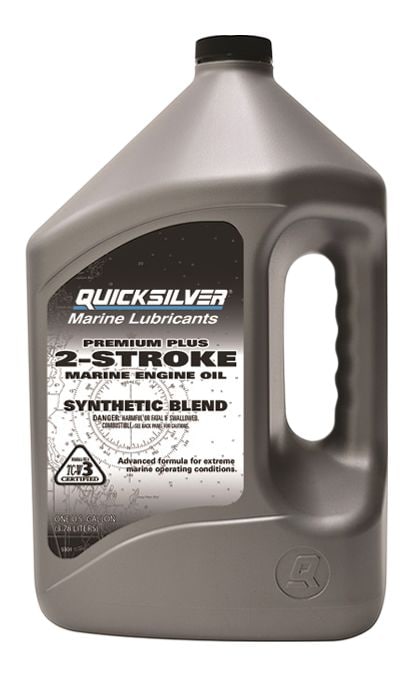 2-Stroke Premium Plus Marine Outboard Engine Oil, 4-L Y0M9