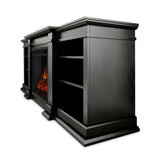 Flame Fresno Media Indoor Electric Fireplace TV Stand, 72-in, 1500W, Black Y1L2 - product image 2