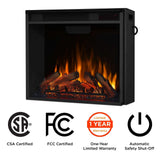 Flame Valmont Media Indoor Electric Fireplace TV Stand, 74-in, 1500W, Includes Remote Control & Firebox, Chestnut Oak D2Y1 - product image 6