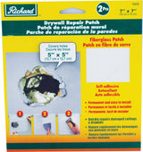 Permanent Self-Adhesive Fibreglass Mesh Drywall Repair Patch Tape, 7 x 7-in, 2-pk A9L6 - product image 1