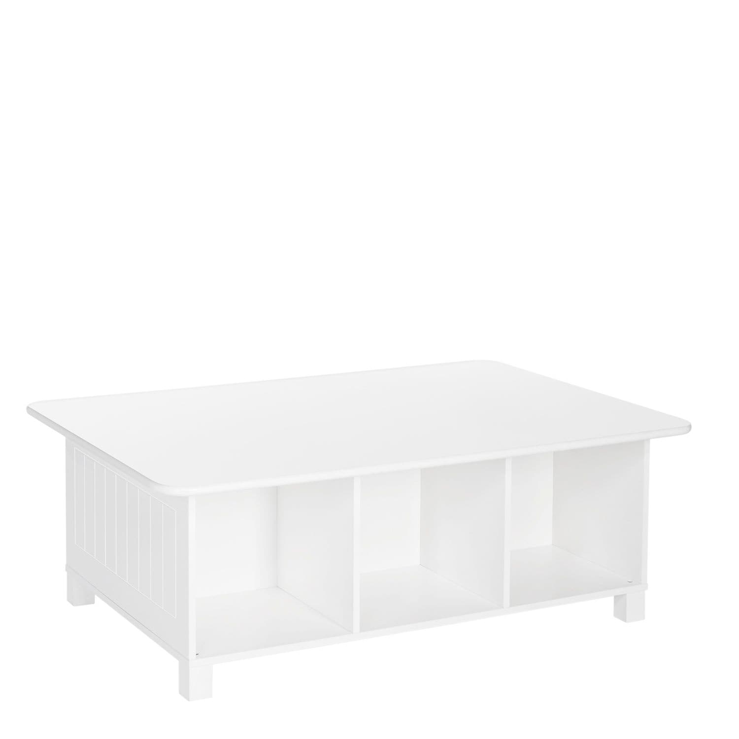 Home Kids' Desk, Activity & Play Table with 6 Storage Cubbies, For Bedroom/Playroom, White A7I8 - product image 1