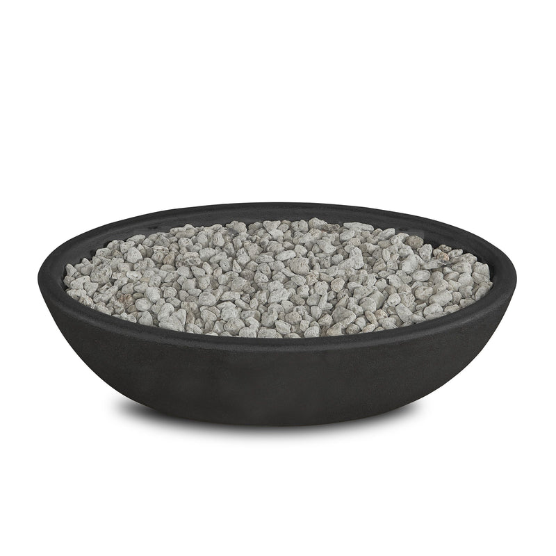 Oval Concrete Propane Fire Pit in Shale, 48-in Q0T2