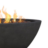 Round Concrete Gas Fire Pit in Shale, 36-in Q2S3 - product image 4
