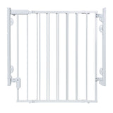 Ready To Install Top of the Stairs Baby Safety Gate, White R3S7 - product image 1