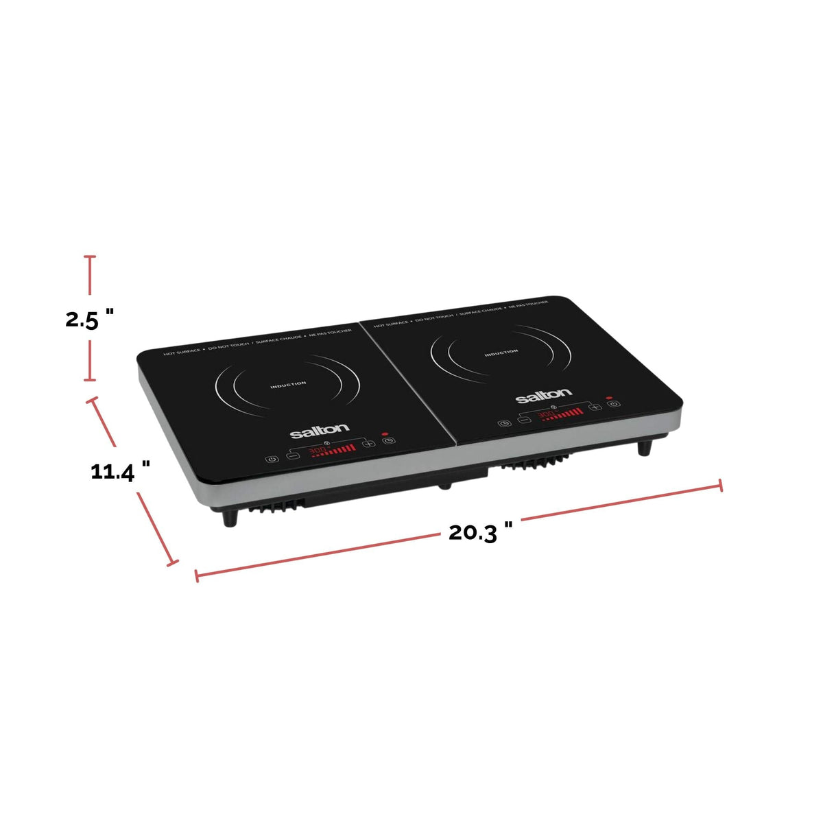 Double Induction Cooktop, LED Display & Touch control with 10 Power Settings U3F7 - product image 5