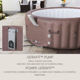 Spa Hawaii Smart AirJet 6-Person Terracotta Round Spa, 77-in x 28-in Y2Z4 - product image 6