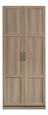 2-Door Storage Cabinet With Adjustable Shelves, Oak Finish M2P6 - product image 1