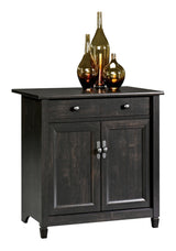 Edge Water 2-Door Storage Cabinet With Adjustable Shelf, Estate Black Finish U4H9 - product image 1