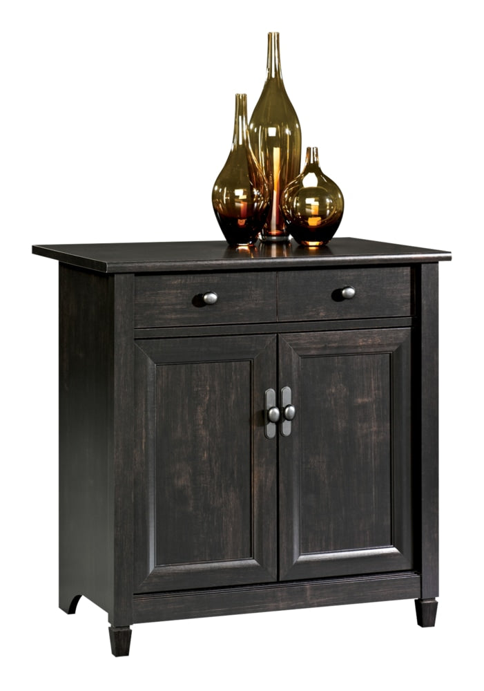 Edge Water 2-Door Storage Cabinet With Adjustable Shelf, Estate Black Finish N0F5 - product image 1