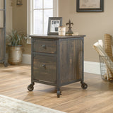 Steel Pedestal River File Cabinet with Drawers, Carbon Oak M0O2 - product image 7