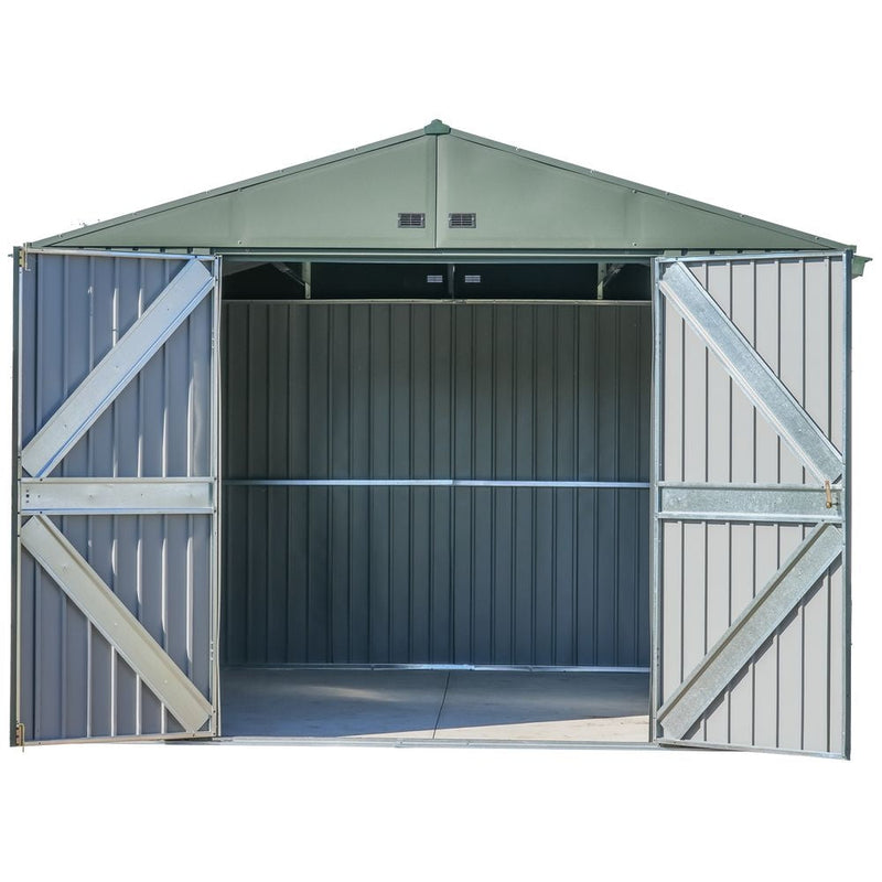 Lawn Care 10x12-ft Green Corrosion-Resistant Storage Shed F6K1