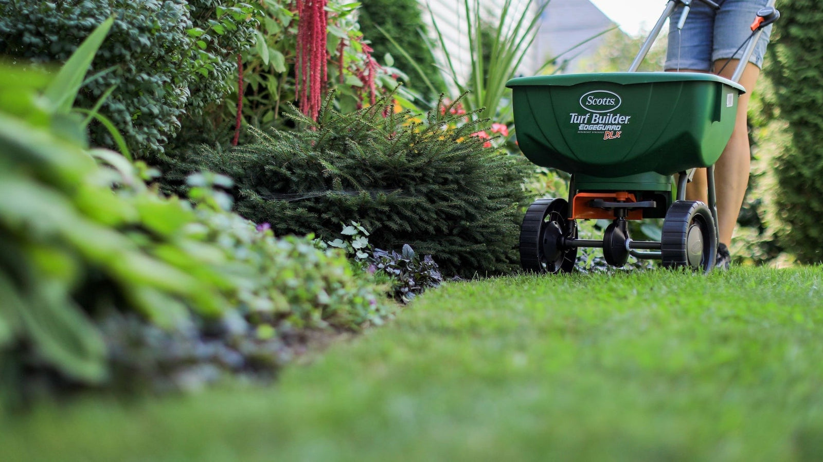 Turf Builder Deluxe Edgeguard Broadcast Spreader, 15,000 sq. ft. H5G2 - product image 6