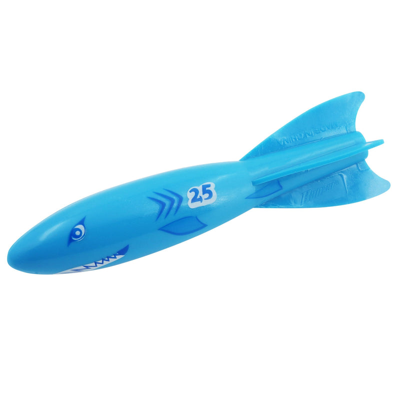 Torpedo Beast Underwater Pool Diving Toys, Multi-Coloured, Assorted, 4-pk, Ages 3+, for Beach/Pool Fun Activities S0K7