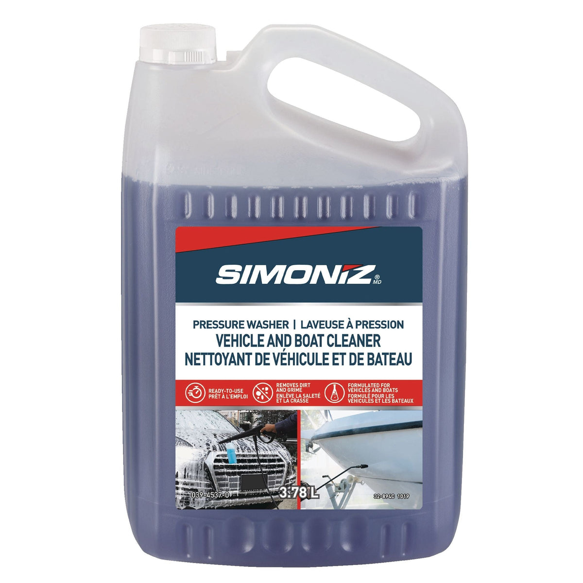 Non-Toxic Vehicles & Boats Ready-to-Use Pressure Washer Detergent, 3.78L E6G7 - product image 1