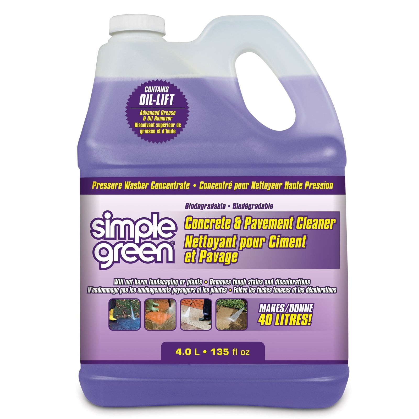 Green Concrete & Pavement Pressure Washer Detergent, 4L S1N8 - product image 3