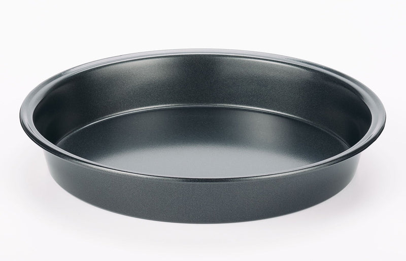 Round Dark Grey Non-Stick Carbon Steel Cake Pan J5I9