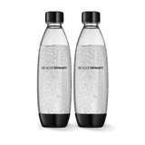 Slim Carbonating Bottle, Dishwasher Safe, BPA-Free, Black, 1-L, 2-pk W8L1 - product image 1