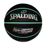 Highlight Foil Basketball, Black/Mint, Size 7 A7N7 - product image 2
